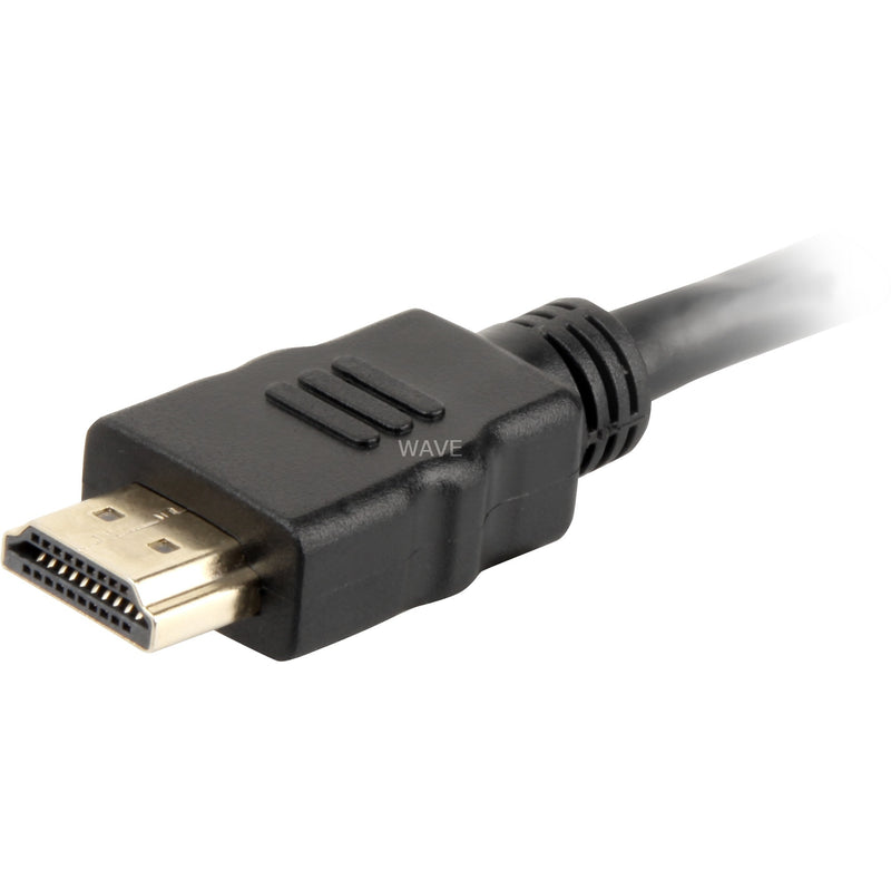 Afbeelding laden in galerijviewer, Sharkoon high speed hdmi kabel met ethernet (zwart, 1 meter, 4k, verguld)
