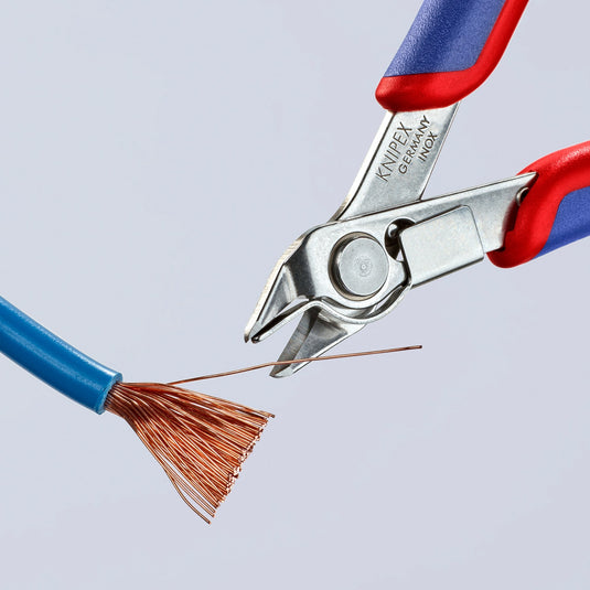 Knipex 78 13 125 electronic super knips® precisietang 125mm met draadklem | inox