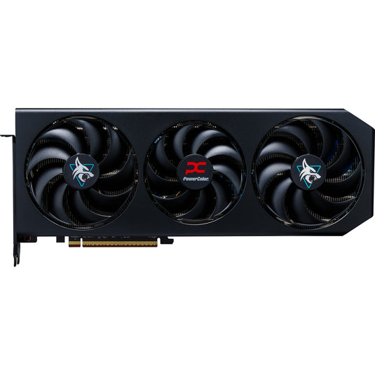 Powercolor radeon rx 9070 gre hellhound 12gb gddr6 grafische kaart (zwart, rdna4, 3x displayport, 1x hdmi 2.1)
