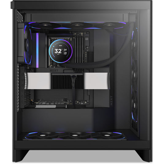 Nzxt f360x rgb case fans (zwart, 3 stuks, 360 x 120 x 30 mm, pwm)