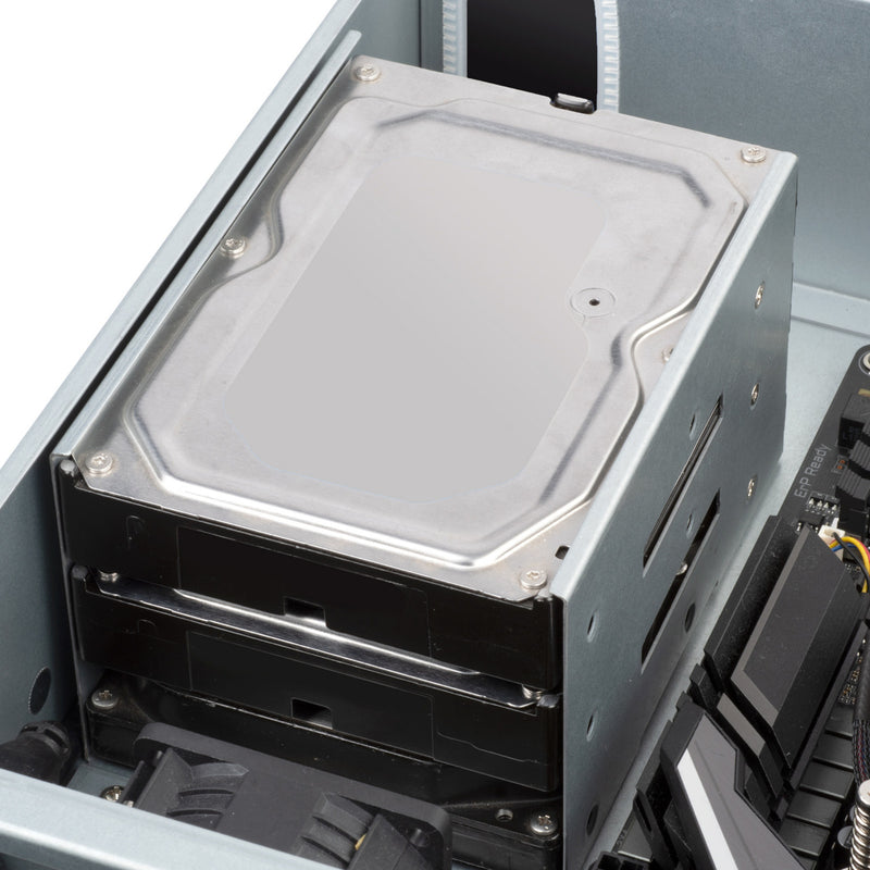 Afbeelding laden in galerijviewer, Silverstone rm23-502 rack behuizing (grijs zwart)

