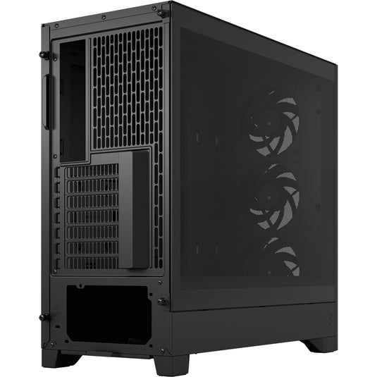 Fractal design pop 2 air midi tower behuizing (zwart | 1x usb-a | 1x usb-c | tempered glass)