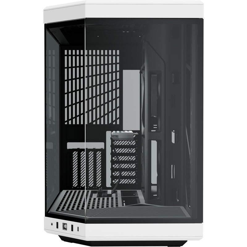 Afbeelding laden in galerijviewer, Hyte y70 midi tower behuizing (zwart wit | 2x usb-a | 1x usb-c | tempered glass)
