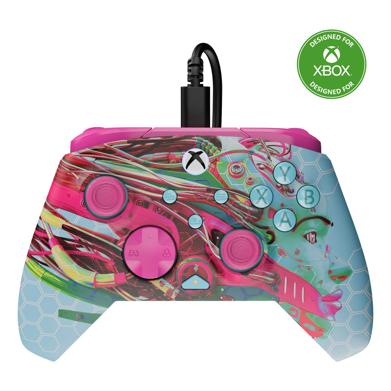 Afbeelding laden in galerijviewer, Turtle beach pdp rematch glow geavanceerde bedrade controller (android dreams, xbox serie x|s, xbox one, pc)
