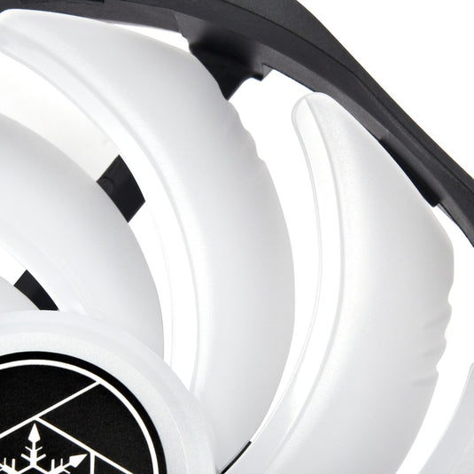 Silverstone air blazer 120r rgb case fan (zwart, 120 x 25 x 120 mm, pwm)