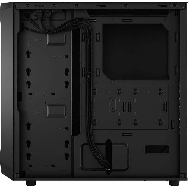 Afbeelding laden in galerijviewer, Fractal design focus 2 black solid midi tower behuizing (zwart | 2x usb-a)
