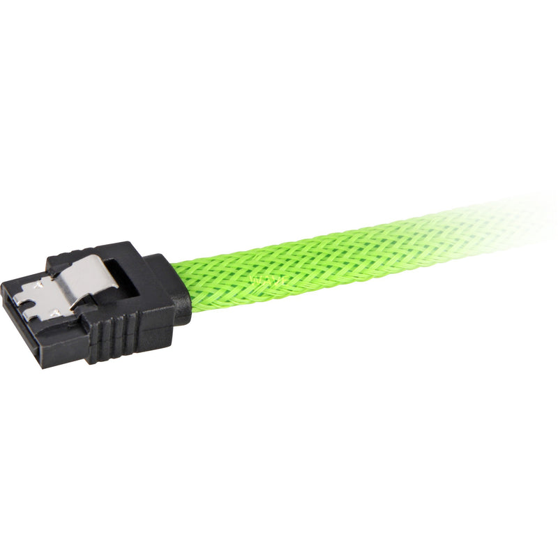 Afbeelding laden in galerijviewer, Sharkoon sata iii sleeve kabel (groen, 0,6 meter)
