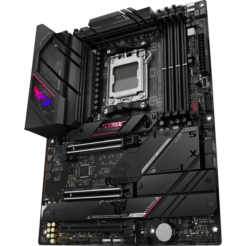 Afbeelding laden in galerijviewer, Asus rog strix b650e-e gaming wifi socket am5 moederbord (zwart, raid, 2.5 gb-lan, wi-fi 6e, bt, sound, atx)
