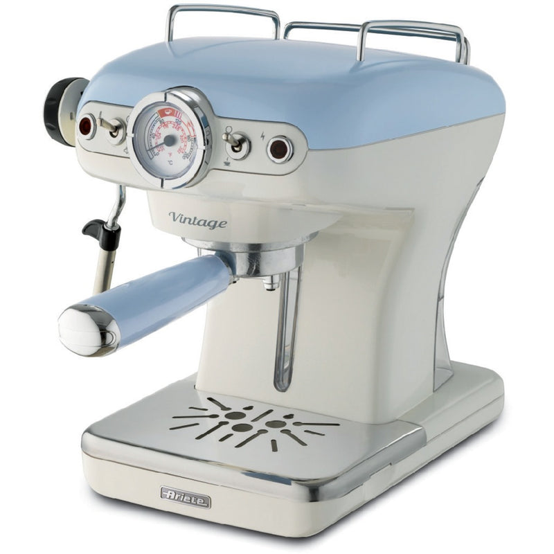 Afbeelding laden in galerijviewer, Ariete vintage espressomachine 1389 15 (lichtblauw wit)
