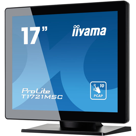 Iiyama prolite t1721msc-b2 17 touchscreen monitor (zwart, hdmi, vga, usb-a)