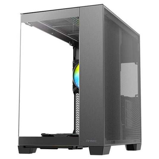 Antec c8 argb midi tower behuizing (zwart | 2x usb-a | 1x usb-c | tempered glass)