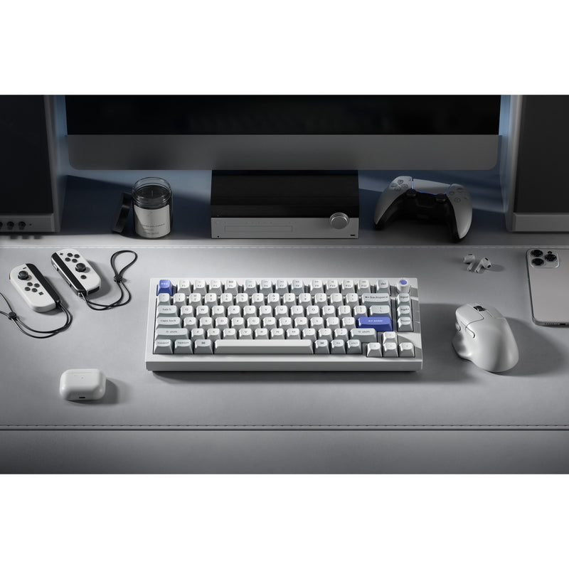 Afbeelding laden in galerijviewer, Keychron q1 he 8k magnetic switch keyboard (wit, us lay-out (qwerty), ultra-fast lime, 75%, rgb, hot swap, 8k)
