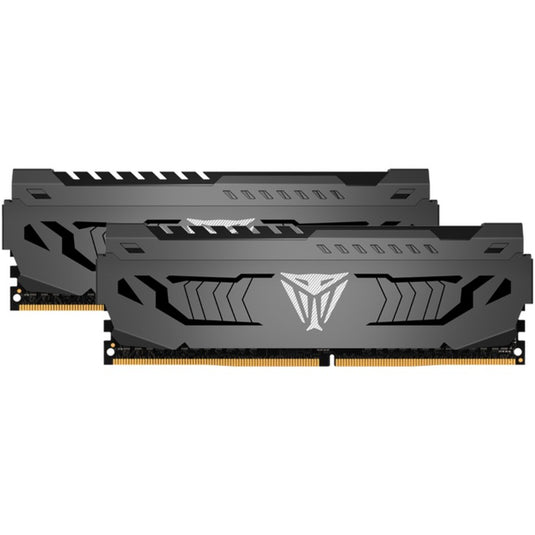 Patriot 16 gb ddr4-3200 kit werkgeheugen (grijs, pvs416g320c6k, viper steel, xmp)