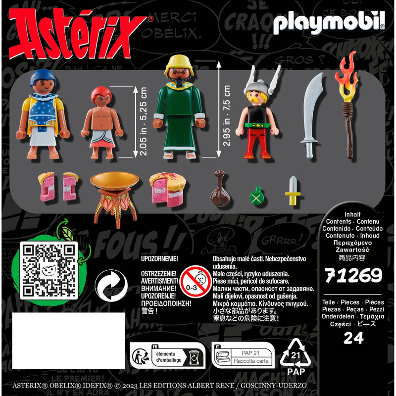 Afbeelding laden in galerijviewer, Playmobil asterix - de vergiftigde taart van plurkis constructiespeelgoed (71269)
