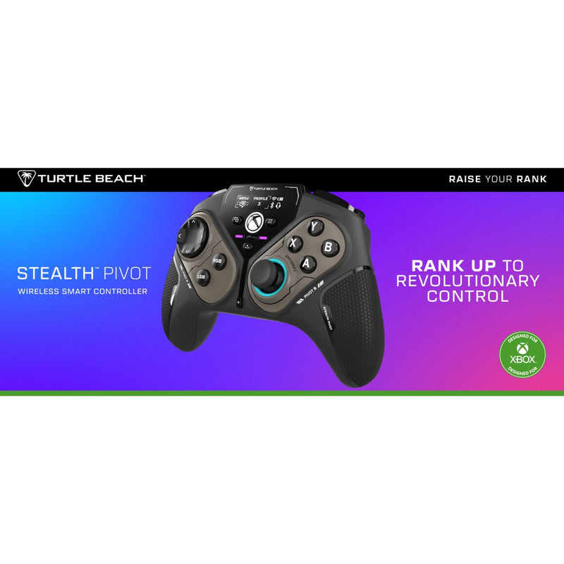 Afbeelding laden in galerijviewer, Turtle beach stealth pivot draadloze slimme controller (zwart, 2,4 ghz bluetooth usb, pc, xbox, android)
