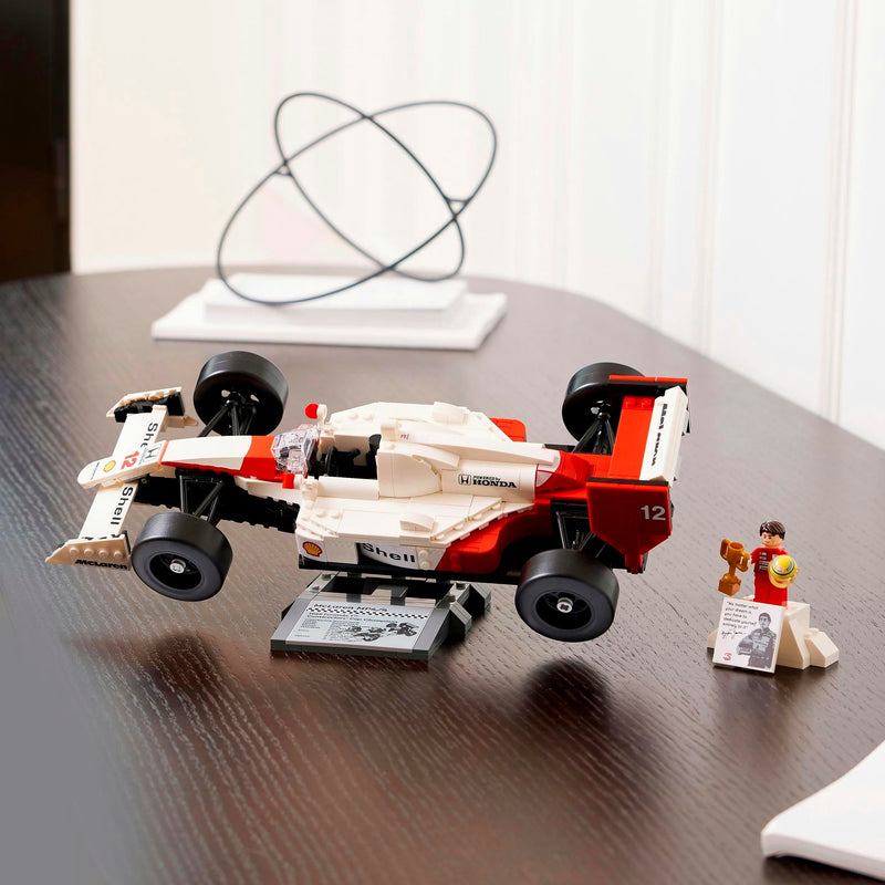 Afbeelding laden in galerijviewer, Lego icons mclaren mp4 4 en ayrton senna - 10330
