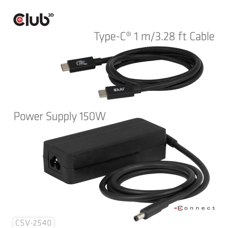 Afbeelding laden in galerijviewer, Club 3d 14-1 usb-c quad display dockingstation (zwart)
