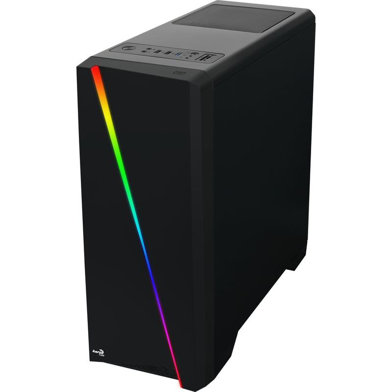 Afbeelding laden in galerijviewer, Aerocool cylon midi tower behuizing (zwart | 3x usb-a | rgb | window)
