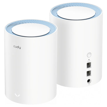 Cudy ac1200 mesh wi-fi system (3-pack) mesh router (wit)