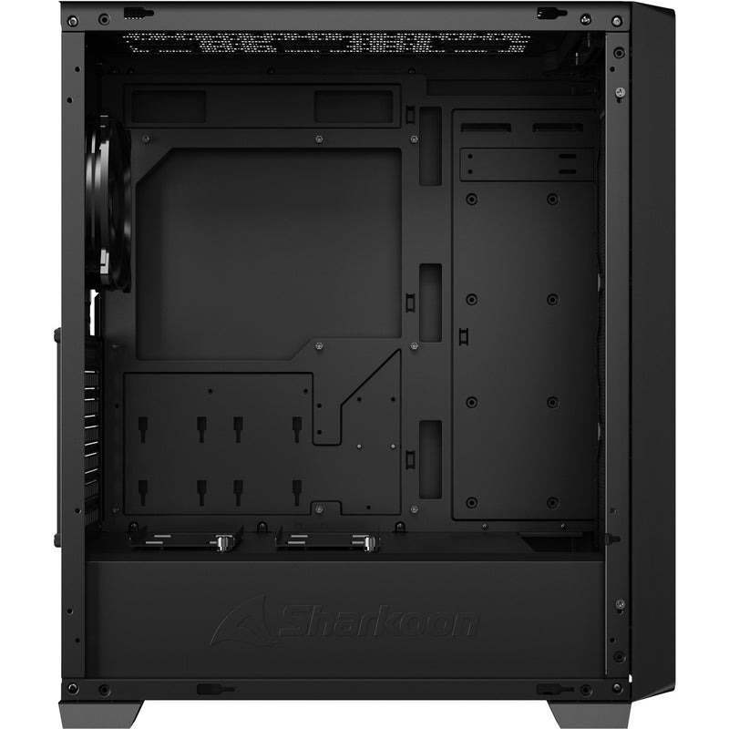 Afbeelding laden in galerijviewer, Sharkoon vs8 black midi tower behuizing (zwart | 3x usb-a)
