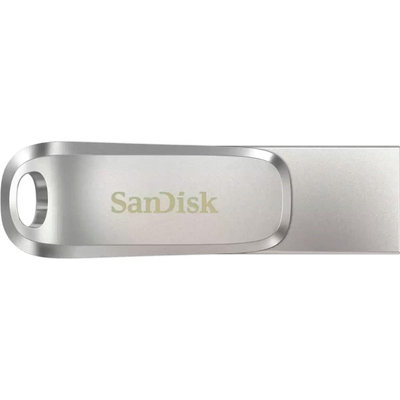 Afbeelding laden in galerijviewer, Sandisk ultra dual drive luxe 256 gb usb-stick (zilver, usb-a 3.2 gen 1, usb-c 3.2 gen 1)
