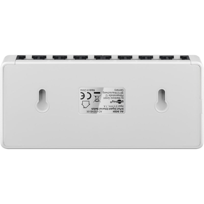 Afbeelding laden in galerijviewer, Goobay 8-poort gigabit ethernet switch (wit)
