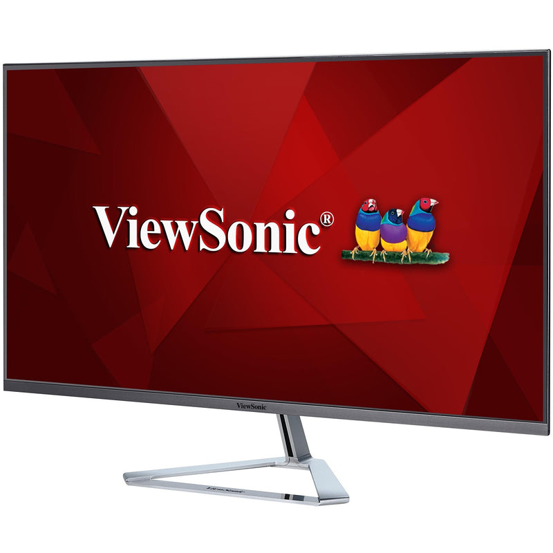 Afbeelding laden in galerijviewer, Viewsonic vx3276-mhd-3 31.5 monitor (zwart (mat) zilver, 1x hdmi, 1x displayport, vga, audio)
