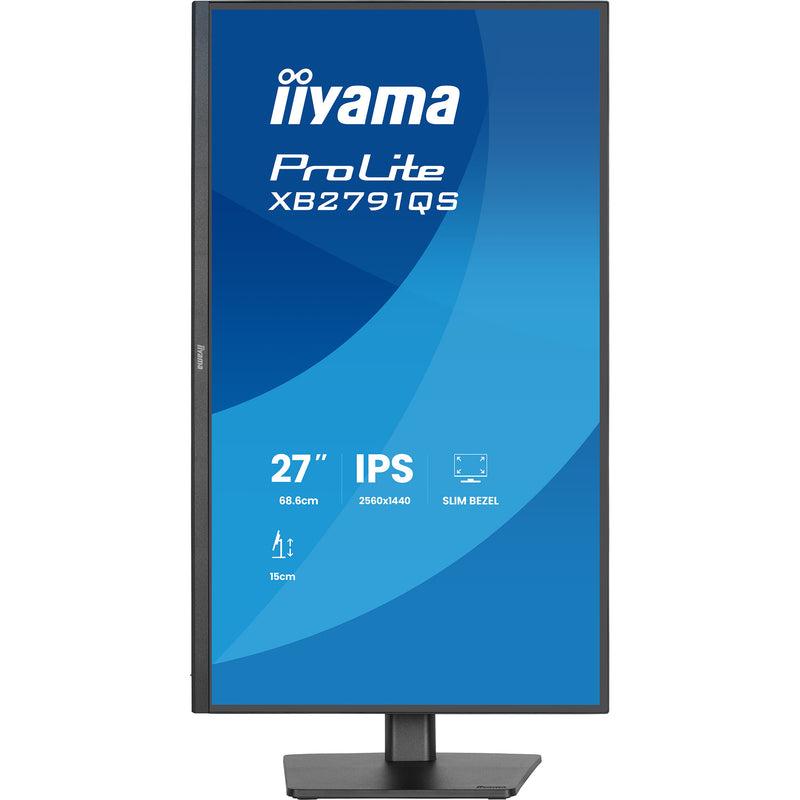 Afbeelding laden in galerijviewer, Iiyama prolite xb2791qs-b1 27 monitor (zwart (mat), hdmi, displayport, audio)
