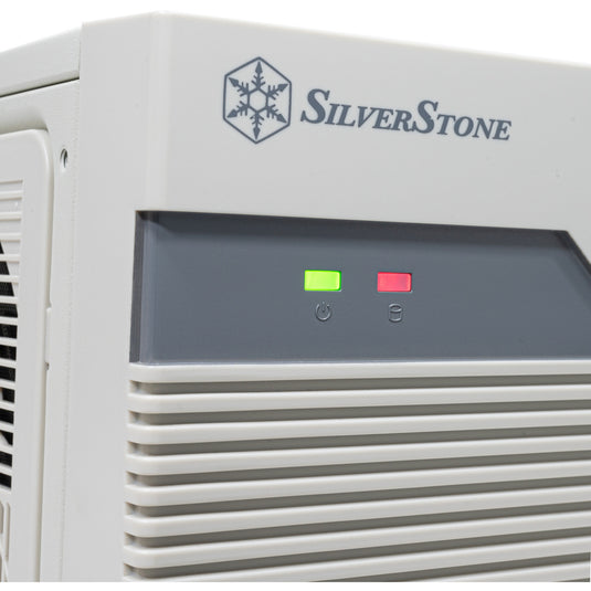 Silverstone flp01 htpc behuizing (crème | 2x usb-a | 1x usb-c)