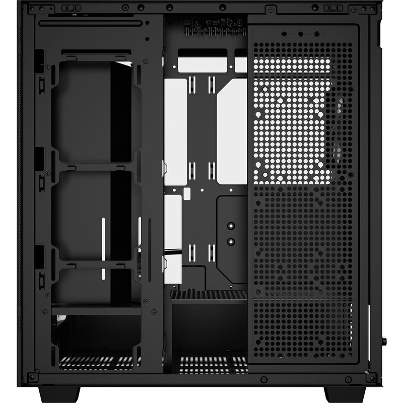 Afbeelding laden in galerijviewer, Sharkoon rebel c50 black rgb midi tower behuizing (zwart | 2x usb-a | 1x usb-c | rgb | tempered glass)

