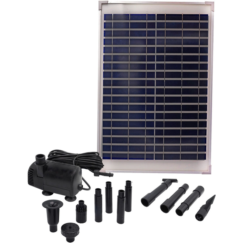 Afbeelding laden in galerijviewer, Ubbink solarmax 1000 pomp (zwart, incl. solarpaneel, pomp)
