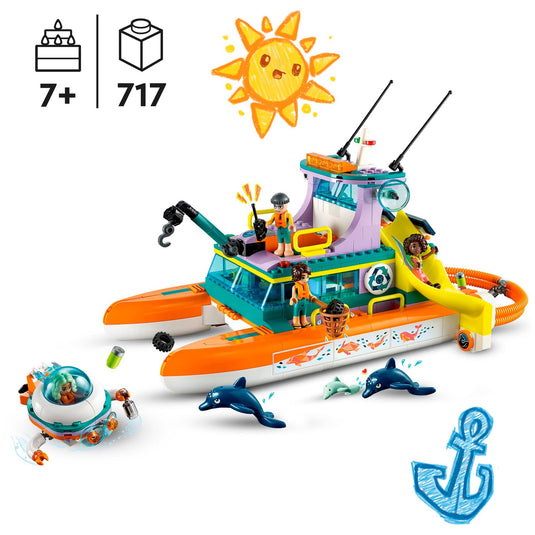 Lego friends 41734 reddingsboot op zee