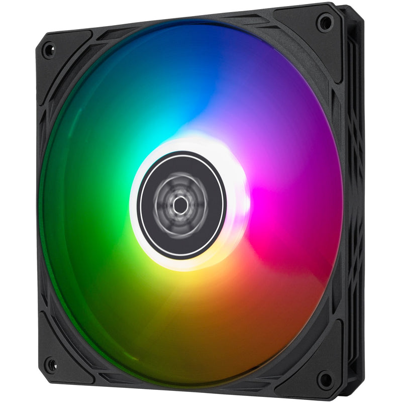 Afbeelding laden in galerijviewer, Silverstone air slimmer 140 argb case fan (zwart, 140 x 15 x 140 mm, pwm)
