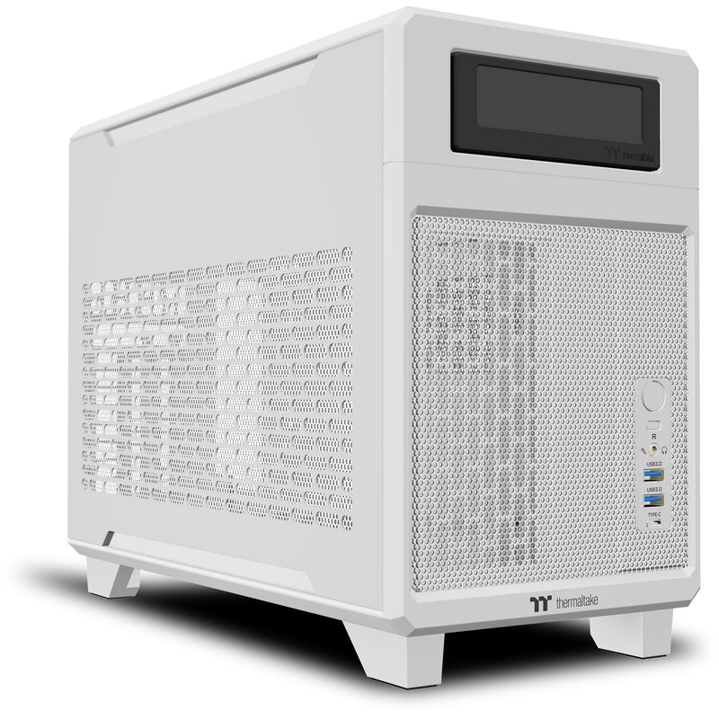 Afbeelding laden in galerijviewer, Thermaltake tr100 snow mini tower behuizing (wit | 2x usb-a | 1x usb-c)
