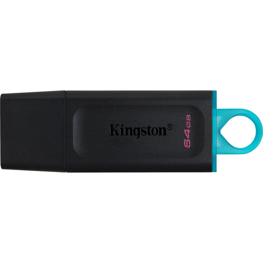 Kingston datatraveler exodia 64 gb usb-stick (zwart turquoise, dtx 64gb)