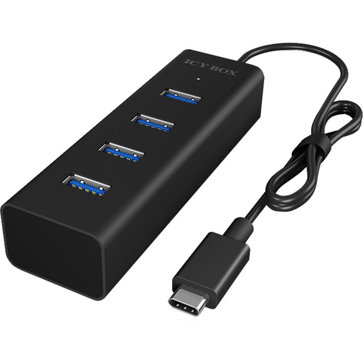 Afbeelding laden in galerijviewer, Icy box ib-hub1409-c3 usb-hub (zwart, 4x usb-a 3.2 (5 gbit s), 1x usb-c 3.2 (5 gbit s))
