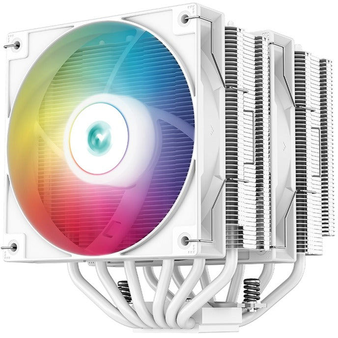 Afbeelding laden in galerijviewer, Deepcool ag620 wh argb cpu-koeler (wit, 4-pin pwm, rgb led)
