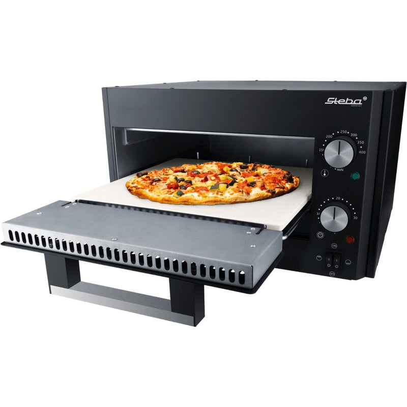 Afbeelding laden in galerijviewer, Steba power pizza maker pb 1800 pizzaoven (zwart, 1800 watt)
