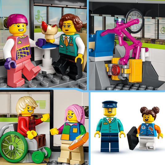 Lego city treinen passagierssneltrein - 60337