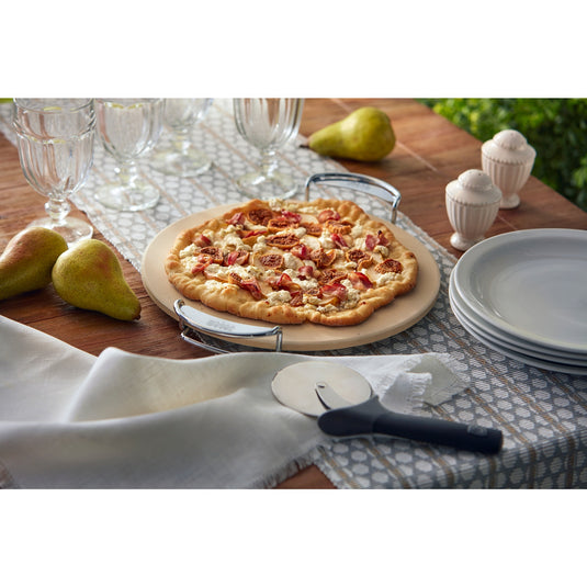 Weber pizzasnijder mes (roestvrij staal zwart)