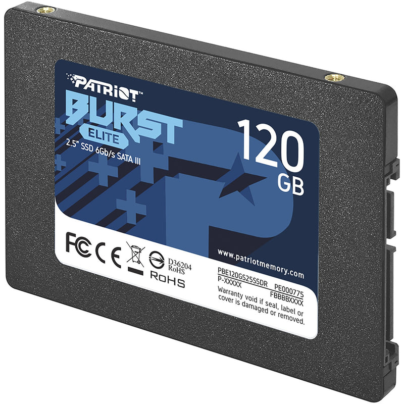 Afbeelding laden in galerijviewer, Patriot burst elite 120 gb ssd (zwart, pbe120gs25ssdr, sata 6 gb s)
