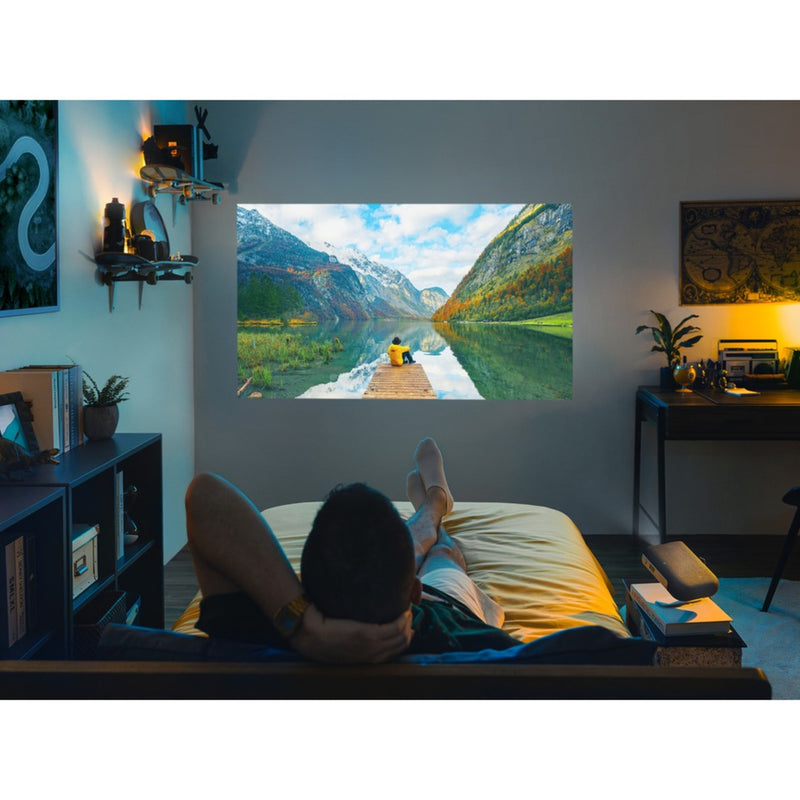 Afbeelding laden in galerijviewer, Viewsonic smart led draagbare projector met harman kardon luidsprekers (zwart, hdmi, audio, wifi, bluetooth)
