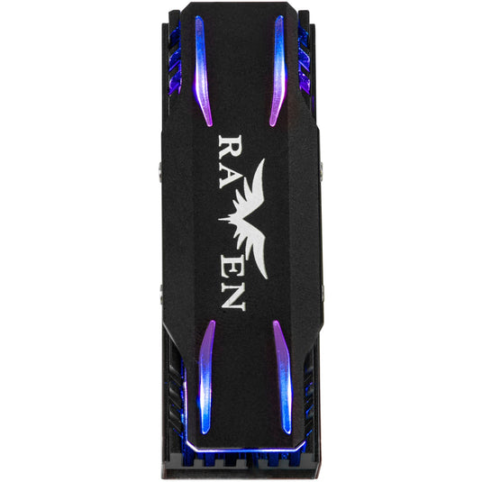 Silverstone tp03-argb heatsink (zwart, geschikt voor m.2 2280 ssd)