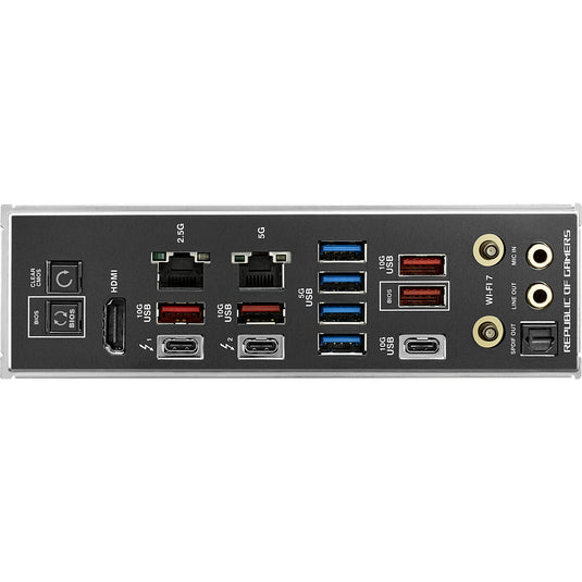 Asus rog maximus z890 hero btf socket 1851 moederbord (zwart, raid, 5 gb-lan, wi-fi 7, bt, sound, atx)