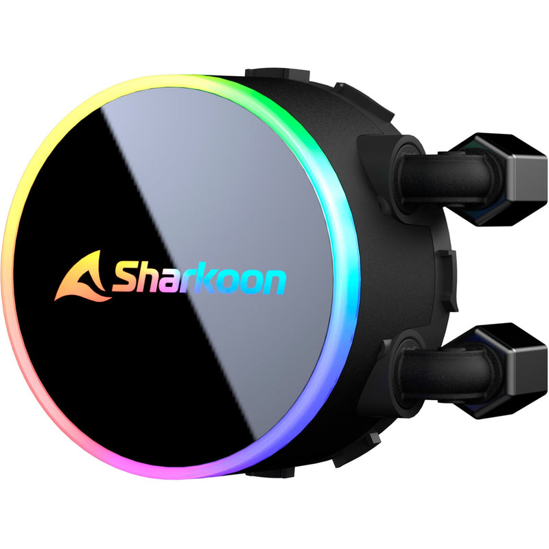 Afbeelding laden in galerijviewer, Sharkoon s70 rgb waterkoeling (zwart, 4-pins pwm fan-connector)
