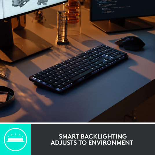 Logitech mx mechanical toetsenbord (zwart, us-international lay-out (qwerty), 100%, bluetooth)