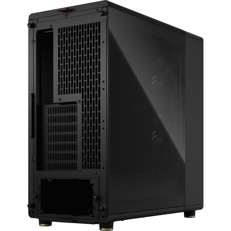 Afbeelding laden in galerijviewer, Fractal design north midi tower behuizing (zwart houtkleur | 2x usb-a | 1x usb-c | tempered glass)
