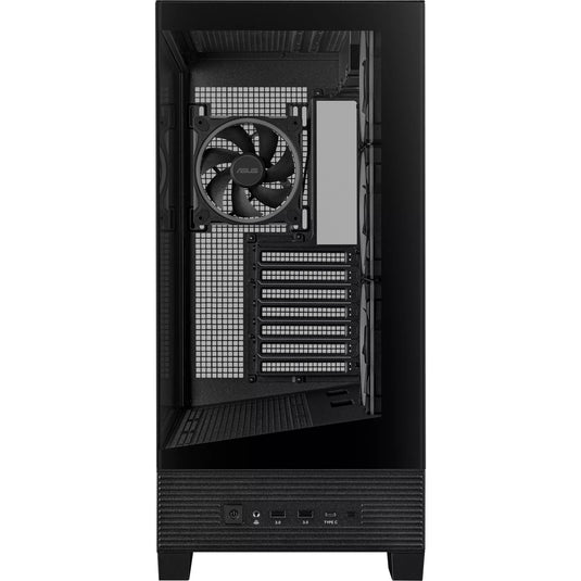 Asus a31 plus midi tower behuizing (zwart | 2x usb-a | 2x usb-c | tempered glass)