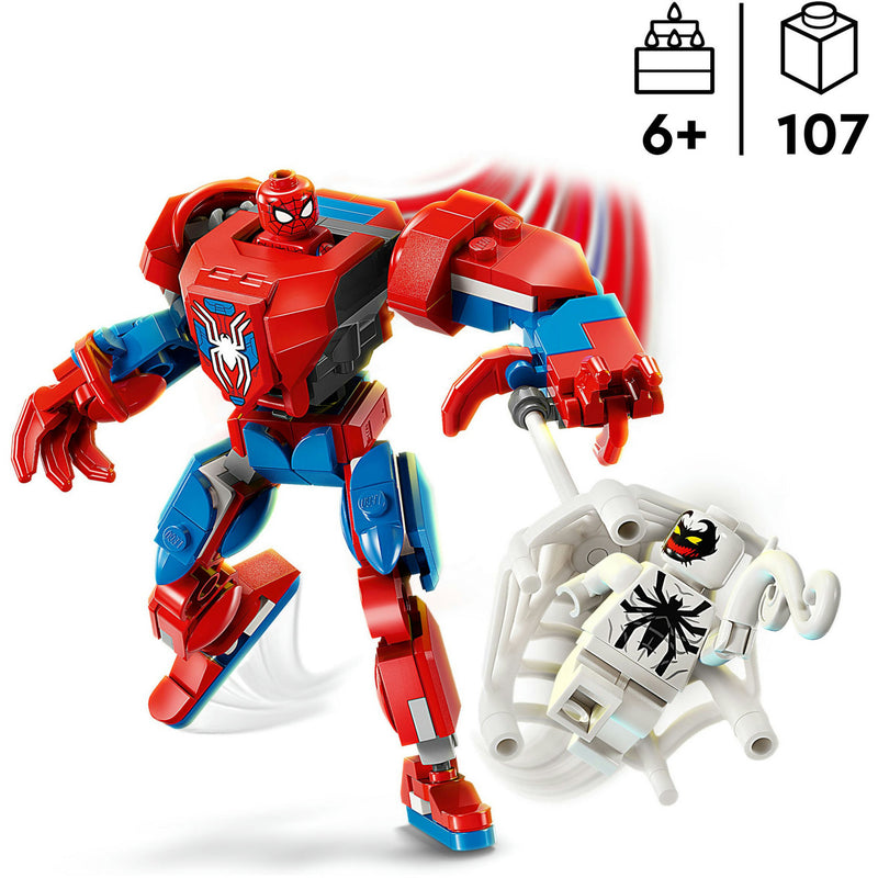 Afbeelding laden in galerijviewer, Lego marvel super heroes - spider-man mecha vs. anti-venom constructiespeelgoed (76308)
