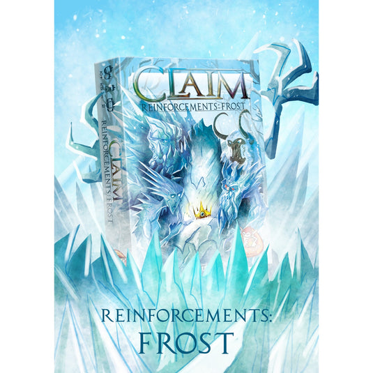 White goblin games claim reinforcements: frost kaartspel (nederlands, uitbreiding, 2 spelers, 25 minuten, vanaf 10 jaar)